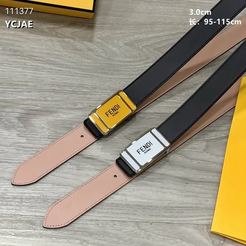 Fendi Belt 30mmX95-115cm 8L05